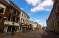 Streets of Leiden old town, Netherlands