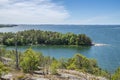 Summer view of archipelago, sea and Purunpaa coast Royalty Free Stock Photo