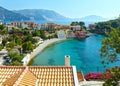 Summer view of Assos village (Greece, Kefalonia).