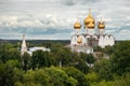 Big cathedral and small church Royalty Free Stock Photo