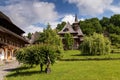 Summer view of Barsana Monastery, Maramures