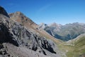 Summer view of the central Pyrenees. Royalty Free Stock Photo