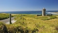 Summer view for Doonagore castle Royalty Free Stock Photo