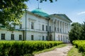 Summer view of Galaganiv Palace in Sokyryntsi national park in Sokyryntsi village, Chernigiv region