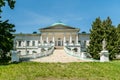 Summer view of Galaganiv Palace in Sokyryntsi national park in Sokyryntsi village, Chernigiv region