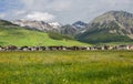 Summer view of Livigno, an Italian town in the province of Sondrio in Lombardy and renowned winter and summer tourist resort in