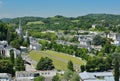 Summer view of Lourdes Royalty Free Stock Photo