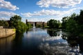 Summer View of the Nashua River Royalty Free Stock Photo