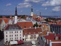 Summer view of the Old Town of Tallinn, Estonia