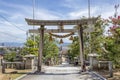 Summer view of onohiyoshi jinja shrine, Kanazawa, Japan