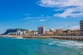 Summer view of Pesaro city on the adriatic sea