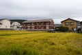 Summer view of rice paddy field. Kanazawa, Japan Royalty Free Stock Photo