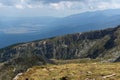 Summer view of Rila Mountan near The Seven Rila Lakes, Bulgaria