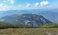 Summer view from Schneeberg mountain in Austria