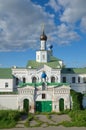 Summer view of the Spaso-Preobrazhensky monastery in Ryazan, Russia