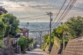 Summer view from suburbs of Kanazawa city, Ishikawa Prefecture, Japan