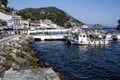 Summer view of Town of Parga, Epirus, Greece Royalty Free Stock Photo