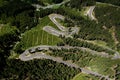 Summer view of Transalpina mountain road