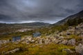 The summer view of Trolltunga in Odda, Ringedalsvatnet lake, Norway Royalty Free Stock Photo