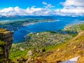 Summer view of Tromso, Norway Royalty Free Stock Photo