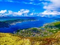 Summer view of Tromso, Norway Royalty Free Stock Photo