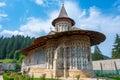 Summer at the Voronet monastery in Romania Royalty Free Stock Photo