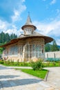 Summer at the Voronet monastery in Romania Royalty Free Stock Photo