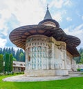 Summer at the Voronet monastery in Romania Royalty Free Stock Photo
