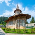 Summer at the Voronet monastery in Romania Royalty Free Stock Photo