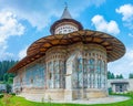 Summer at the Voronet monastery in Romania Royalty Free Stock Photo