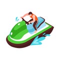 Summer Water Sport Icon Royalty Free Stock Photo