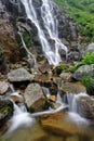 Summer waterfall Royalty Free Stock Photo