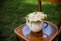 Summer wedding party decor