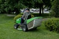 Summer work in the park. Royalty Free Stock Photo