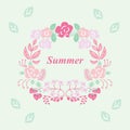 Summer wreath