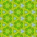 Summer Yellow Green Flower Abstract Background Art Royalty Free Stock Photo