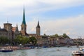 Summer Zurich cityscape Royalty Free Stock Photo
