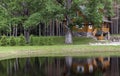 Summerhouse in the forest