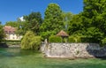 Summerhouse in a garden in Konstanz, Germany Royalty Free Stock Photo