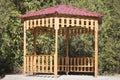 Summerhouse in park Royalty Free Stock Photo