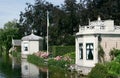 Summerhouses along the water