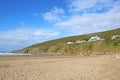 Saunton Sands beach in Devon Royalty Free Stock Photo