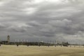 Summerstorm on the dutch coast near Katwijk aan zee. Royalty Free Stock Photo