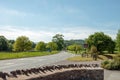 Summertime along the roadside in the Welsh countryside. Royalty Free Stock Photo