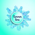 Summertime banner, summer sale