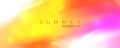 Summertime blurred background. Summer theme bright color gradients.