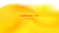 Summertime blurred background. Summer theme orange colored gradients for creative seasonal graphic design. Royalty Free Stock Photo