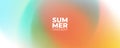 Summertime blurred background. Summer theme soft colored gradients for creative seasonal graphic design.