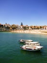 Summertime in Cascais - Yachts and Ribeira Beach in the background