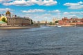 Summertime cityscape in the capital of Russia Moscow.